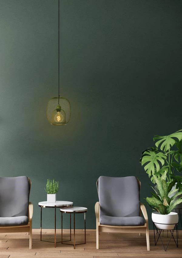 Lucide JERREL - Pendant light - Ø 25 cm - 1xE27 - Green - ambiance 1